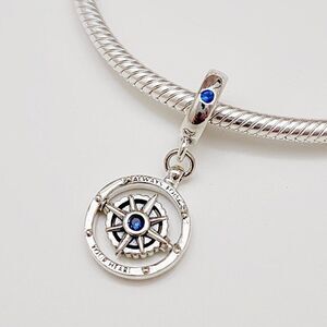 Pandora Spinning Compass Dangle Charm